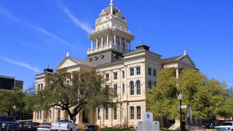 The Bell County Courthouse in Belton