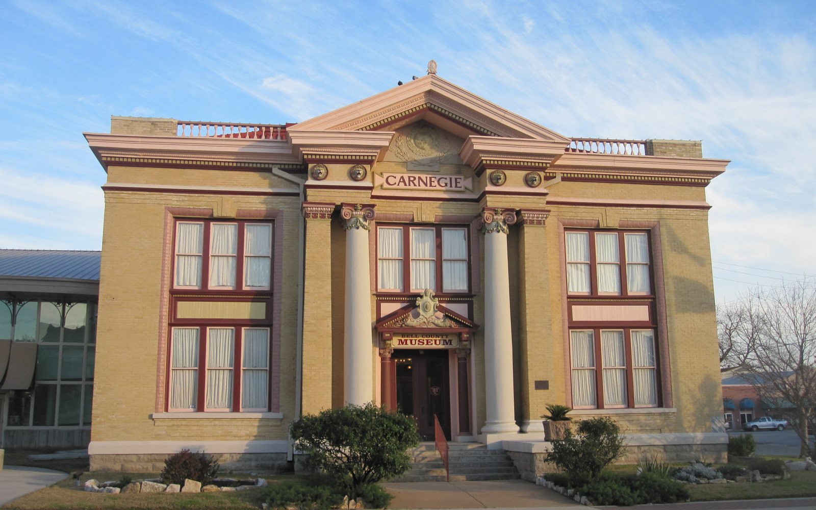 The Carnegie library building in Belton