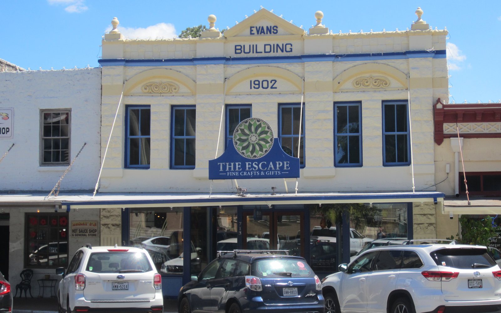 A 1902 building on the Georgetown square