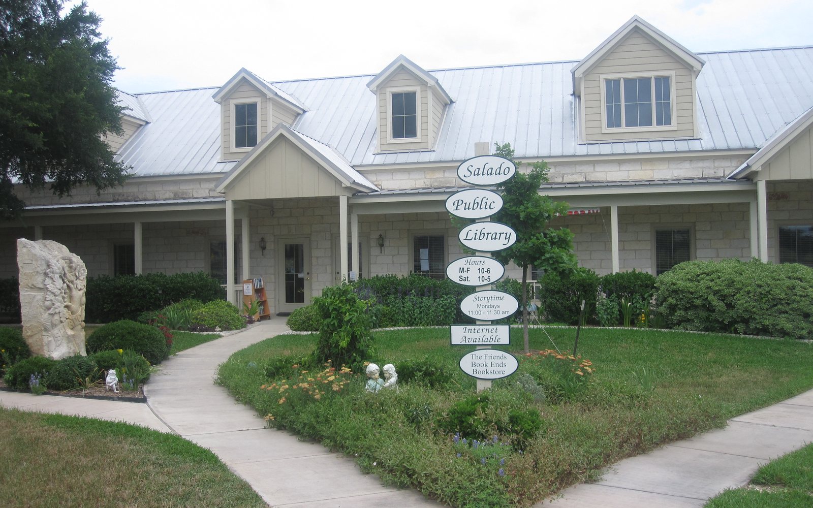 The Salado Public Library building