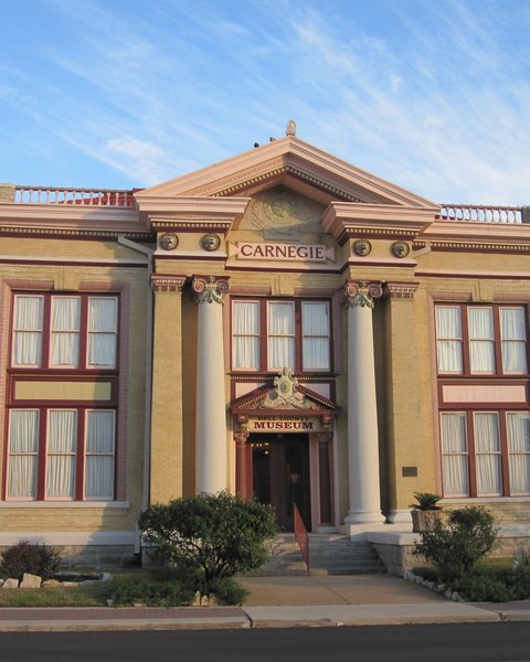 The Carnegie library building in Belton