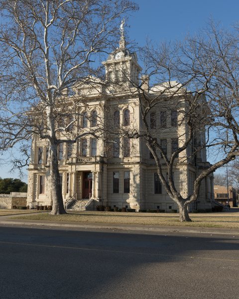 The Milam County Courthouse in Cameron